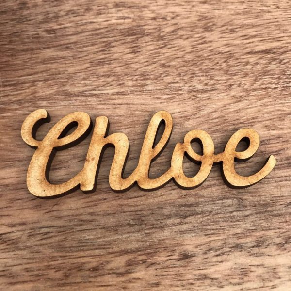 Script Large Wooden Place Name