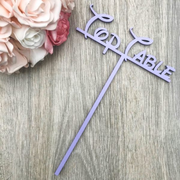 Fairytale Table Name / Numbers on Stake