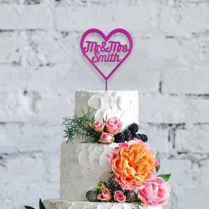 Heart Style – Names, Table Name / Numbers & Cake Topper Wedding Bundle
