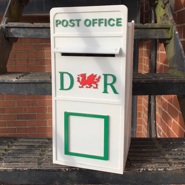 Assembled Welsh Wooden Post Box