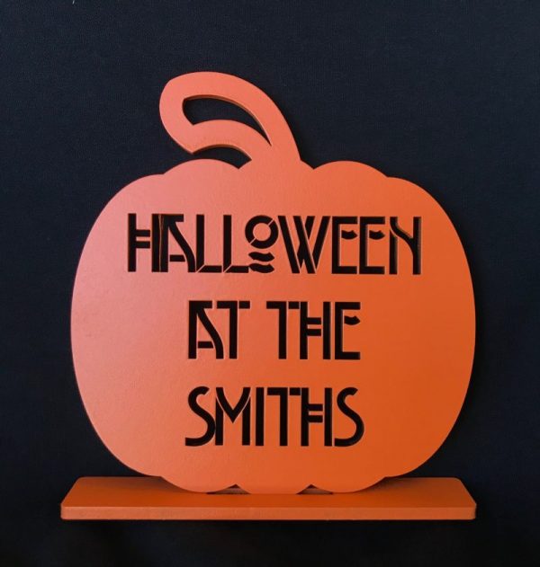 Halloween Pumpkin Family Sign