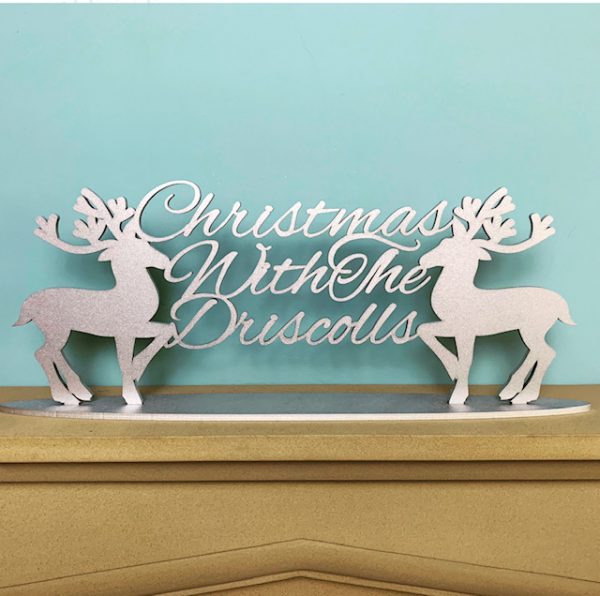 Reindeer Christmas With.. Standing Sign