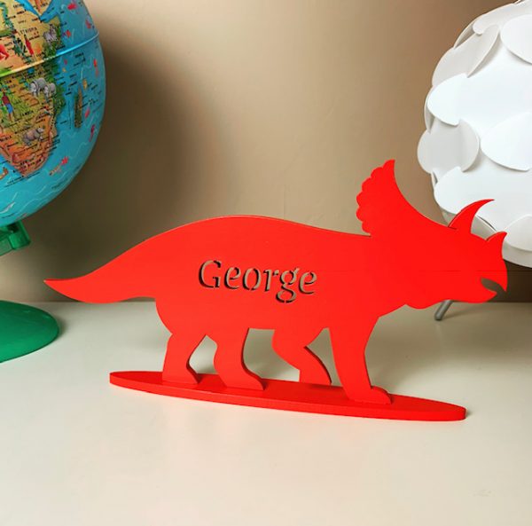 Standing Personalised Triceratops