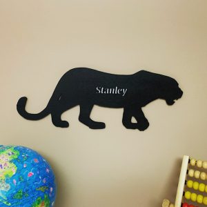Large Leopard Personalised Name Sign