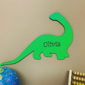 Large Brontosaurus Personalised Name Sign