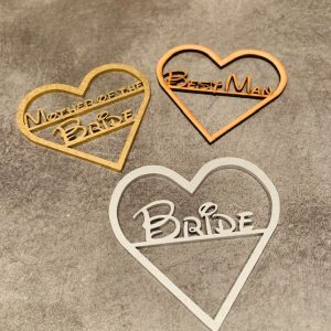 Heart Fairytale Wooden Place Name