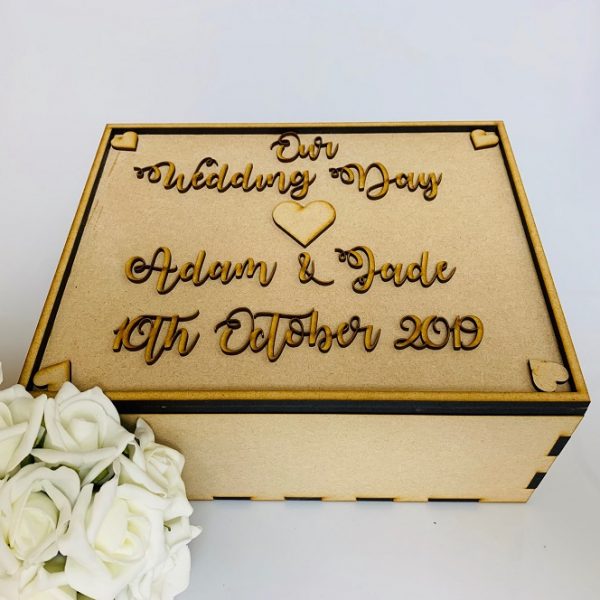 Personalised Wedding Day Memory Box