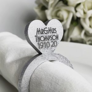 Wooden Painted Personalised Napkin Holder