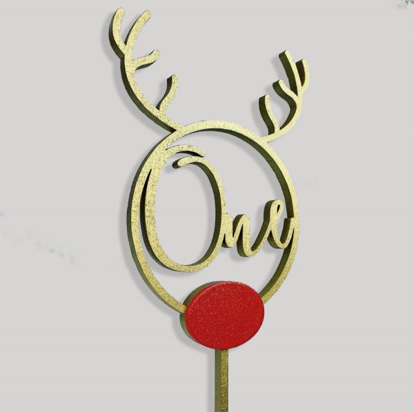 Rudolph Boho Table Numbers on Stake
