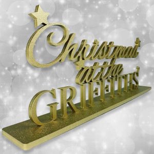 Personalised Standing Christmas At The….