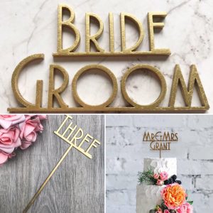 Gatsby Style – Names, Table Names /  Numbers & Cake Topper Wedding Bundle