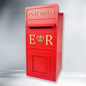 Assembled Painted Wooden Post Box