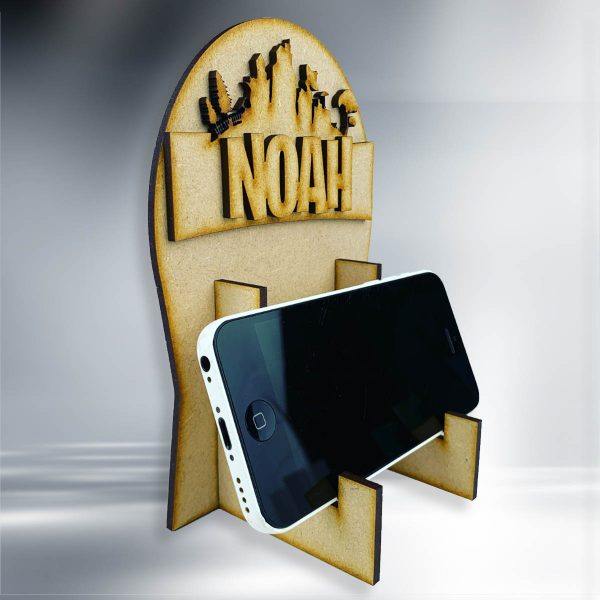 Apocalyptic Personalised Wooden Phone / Game Stand