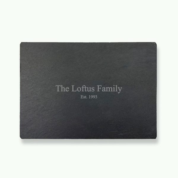 Personalised Slate Placemat