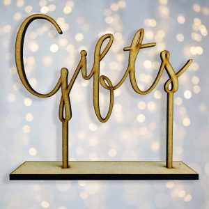 Standing Gifts Sign