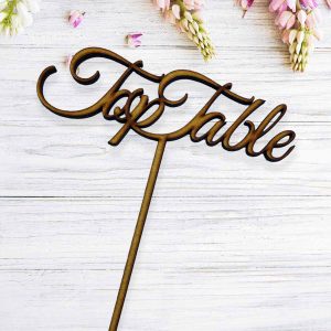 Elegant Style Table Name / Numbers on Stake
