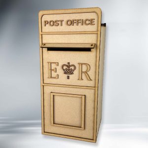 Flat Pack Personalised Wooden Post Box