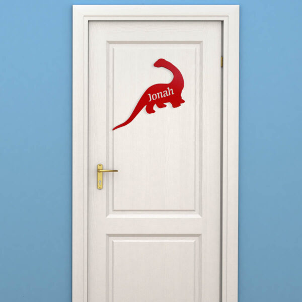 Brontosaurus Children’s Door Sign